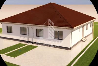 Jumatate de duplex pe parter cu 3 camere si 2 bai, Sag - 1