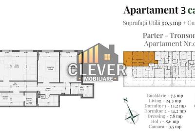 Apartament cu 3 camere decomandat în Theodor Pallady - 6
