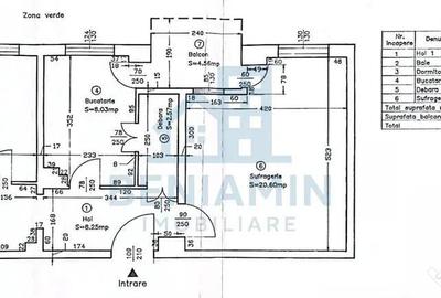 Apartament cu 2 camere decomandat în Brazda lui Novac - 1