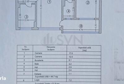 Apartament cu 2 camere, mobilat în Bucureștii Noi - 8