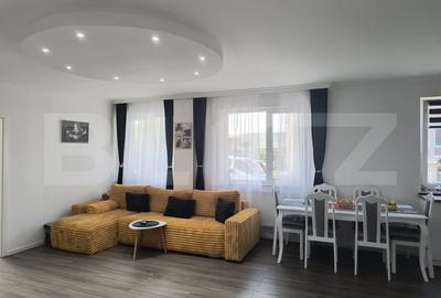 Apartament cu 3 camere semidecomandat, mobilat în Florești