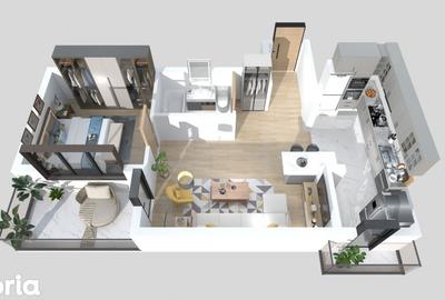 Apartament cu 2 camere în Ștefan cel Mare - 4