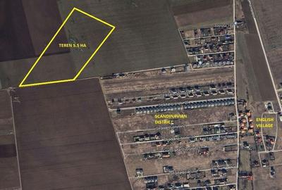Teren agricol extravilan de 55000 mp, în Tărlungeni