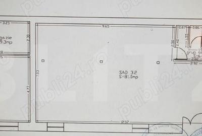 Spațiu comercial, de 150 mp, în Central - 3