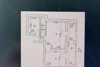 Apartament cu 2 camere semidecomandat în Rahova - 1
