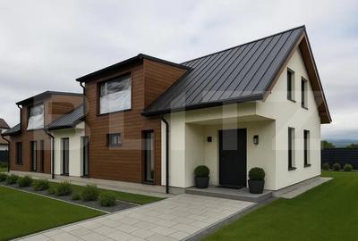 Vila de lux, 3 camere 95mp utili si pod mansardabil - 1