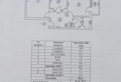 Apartament cu 2 camere decomandat în Micro 20 - 3
