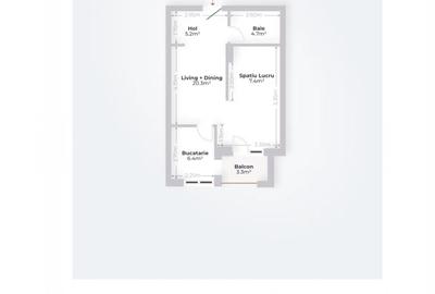 Apartament cu 2 camere decomandat în Voluntari - 5