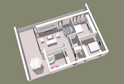 2 camere decomandat in vila, etaj 1 - 6