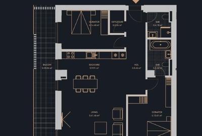 Apartament cu 3 camere decomandat în Central - 2