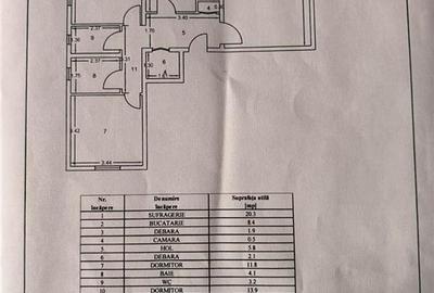 Apartament cu 3 camere decomandat, mobilat în Central - 9