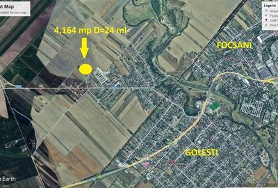Teren intravilan in Golesti 4.164mp, D= 24 ml - 1