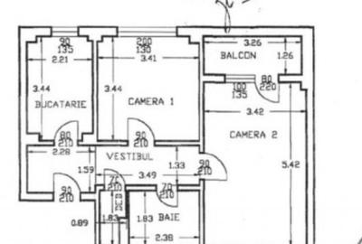 Apartament cu 2 camere, 60 mp, zona Sebastian - 4