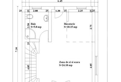 Casă individuală cu 3 camere cu Teren 300 Mp în Sud - 12