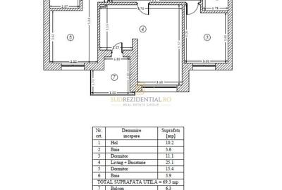 Apartament cu 3 camere semidecomandat în Metalurgiei - 8