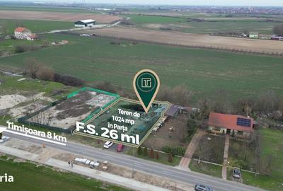 Teren de 1024 mp, în Parța - 3