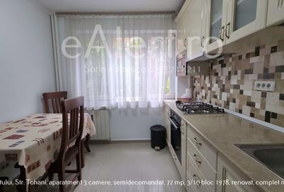 Apartament 3 camere decomandat, 72 mp, etaj 3/10 – Tineretului, strada Tohani. - 17