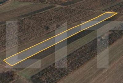 Teren intravilan, 4300 mp, 21ml front, utilitati in zona, Ju - 2