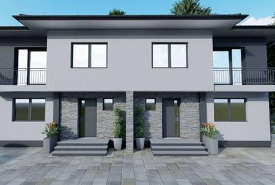 Duplex de vanzare, 124 mp, la rosu - 1