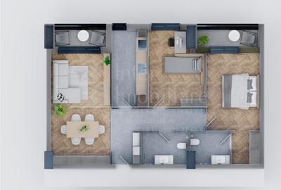 Apartament cu 3 camere decomandat în Tătărași
