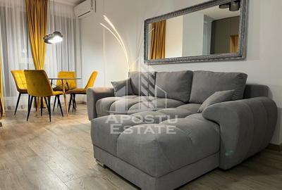 Apartament cu 2 camere semidecomandat, mobilat în Soarelui