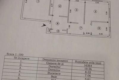 Apartament cu 3 camere decomandat în Canta - 1