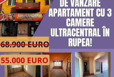 Apartament cu 3 camere în Central
