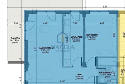 Apartament cu 2 camere în Central - 1