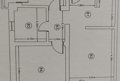 Apartament cu 2 camere decomandat, mobilat în Obcini