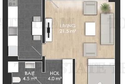 Apartament cu 2 camere în Chitila
