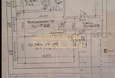 Apartament cu 3 camere decomandat în Central