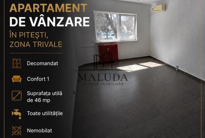Apartament cu 2 camere decomandat în Trivale - 1