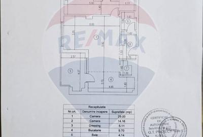 Apartament cu 2 camere semidecomandat, mobilat în Băneasa - 17