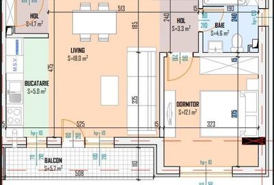 Apartament cu 2 camere în Central