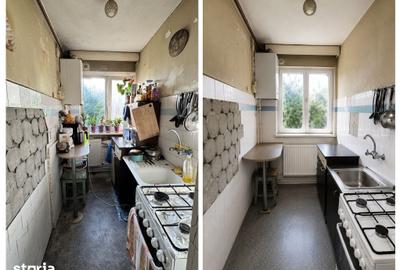 Apartament cu 3 camere semidecomandat în Km 4