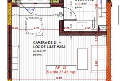 Garsonieră semidecomandată în Florești - 1