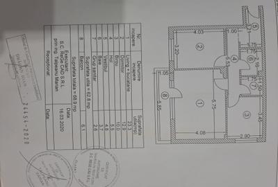 Apartament cu 3 camere decomandat în Central