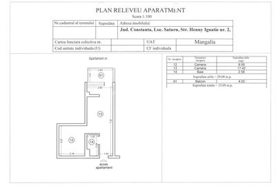 Apartament cu 2 camere în Sud