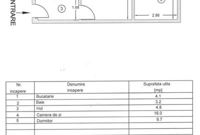 Apartament cu 2 camere decomandat în Cuza Vodă - 1