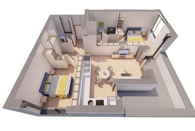 PENTHOUSE ARED cu 3 camere si terasa generoasa Comision 0 TVA INCLUS - 1