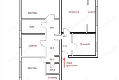 Apartament cu 4 camere decomandat în Cetății - 2