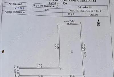 Teren de 1100 mp, în Vadu - 2