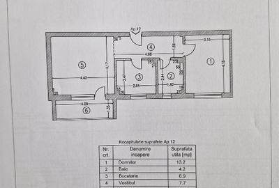 Apartament cu 2 camere decomandat, mobilat în Tunari - 10