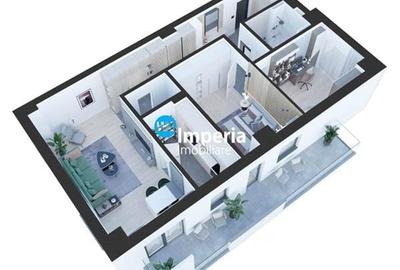 Apartament cu 3 camere decomandat în Aeroport - 11
