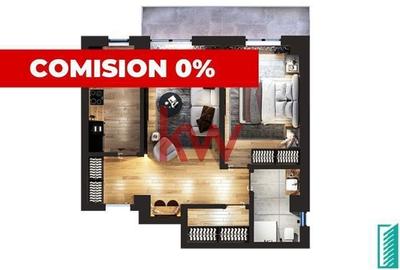 Apartament cu 2 camere semidecomandat în Bârnova