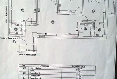 Apartament cu 4 camere, mobilat în Nord - 9
