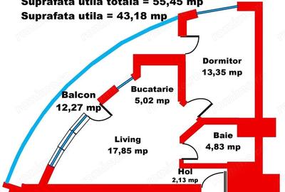 Apartament cu 2 camere în Calea Aradului - 5