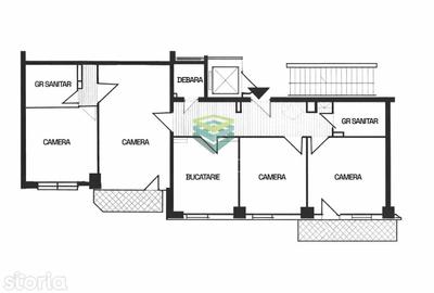 Apartament cu 4 camere semidecomandat, mobilat în Moșilor - 6