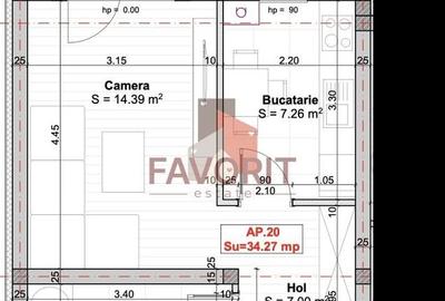 Apartament 1 camere | Decomandat | Loc de parcare inclus in pret - 8