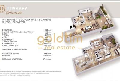 LUX/DUPLEX/ZONA REFERINTA/ LOC PARCARE/AVIATORILOR - 6